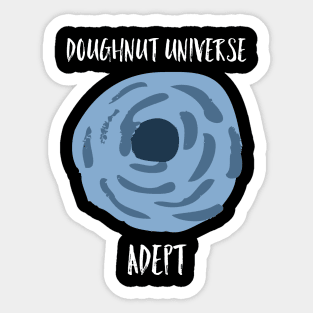 Doughnut Universe Sticker